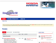 Tablet Screenshot of hondapartsus.com